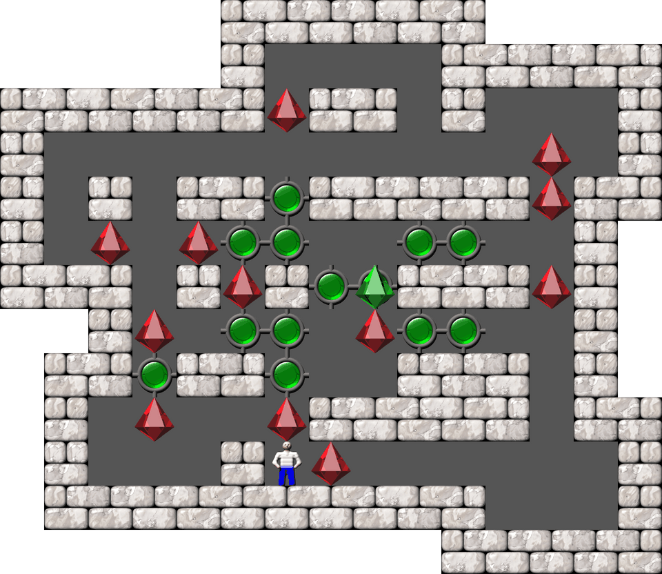 Sokoban Kevin B. Reilly Arranged level 27